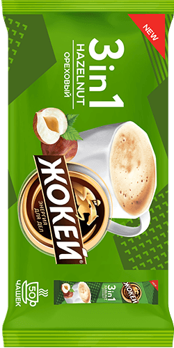Кофе Жокей ОРЕХОВЫЙ 3 в 1 12x50 г
