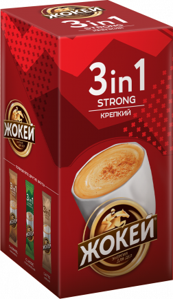 Coffee Jockey STRONG 3 in 1 12x10 g